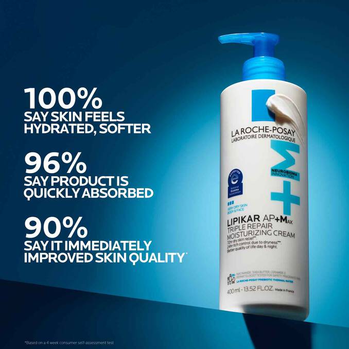 Lipikar AP+MAX Triple Repair Moisturizing Cream 400mL