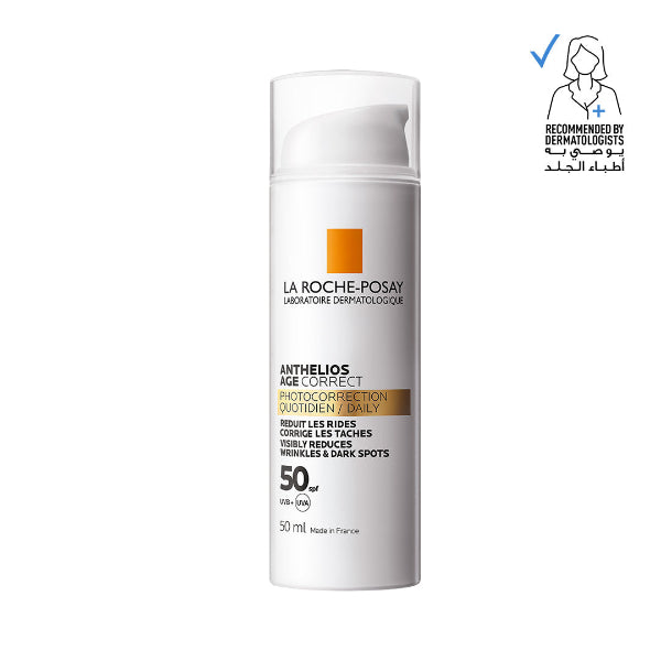 La Roche-Posay Anthelios Age Correct SPF50 Anti Ageing Invisible Sunscreen with Niacinamide | Loolia Closet