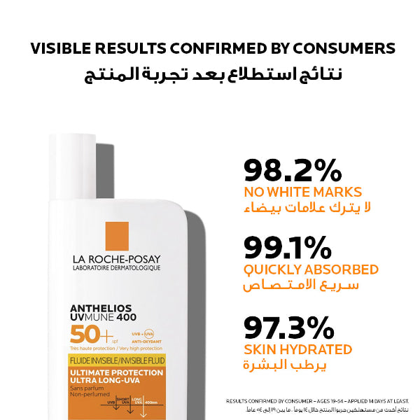 La Roche-Posay Anthelios UVMune 400 Invisible Sunscreen SPF50+
