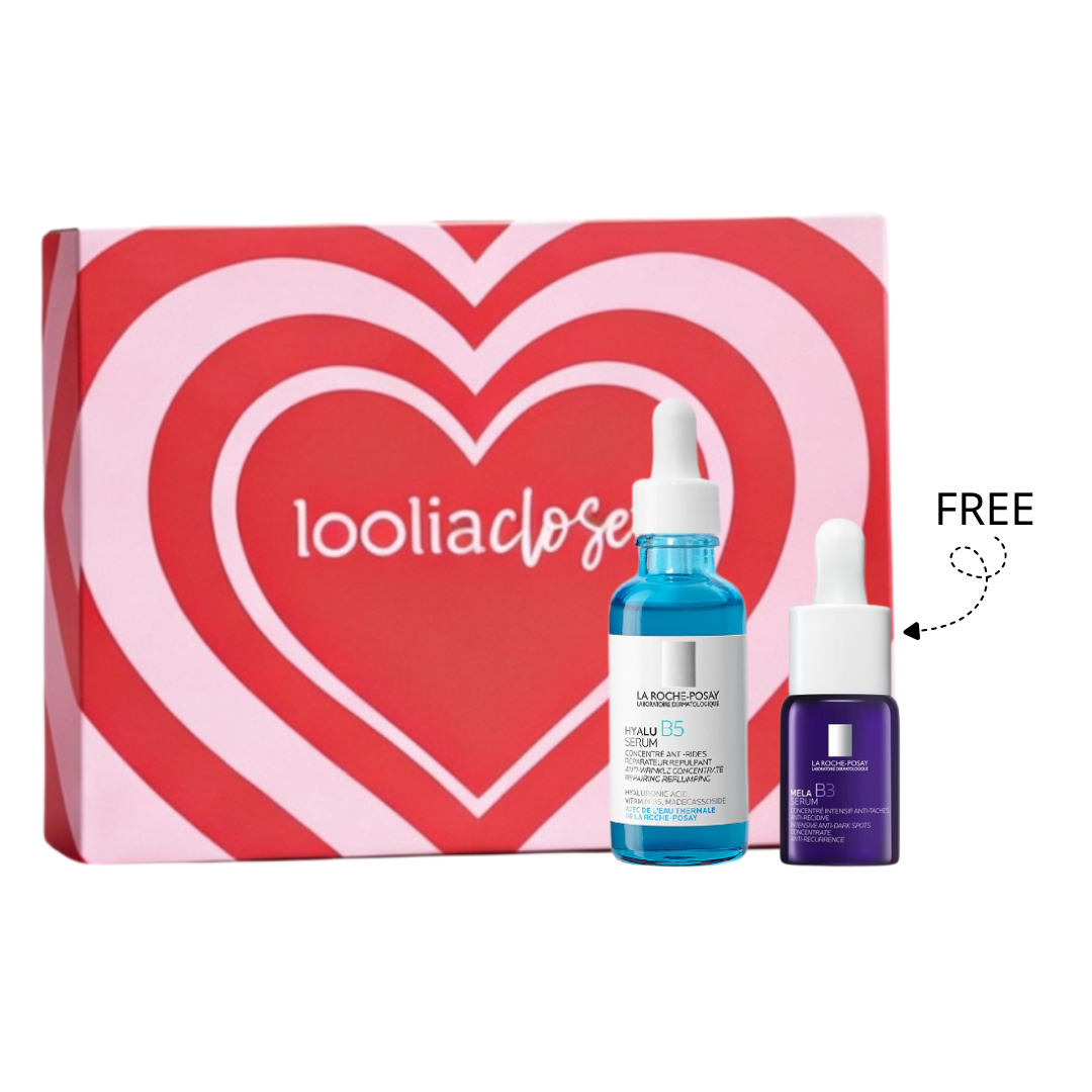 La Roche-Posay Hyalu B5 Serum bundle with free Mela B3 serum for hydration and skin repair