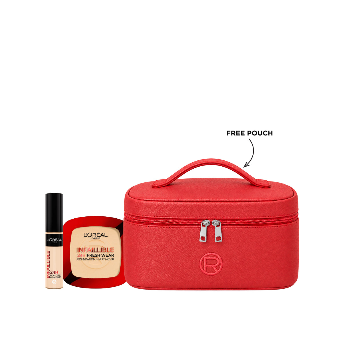 Infaillible Full Wear Waterproof Concealer + Foundation + FREE Pouch At 25% OFF
