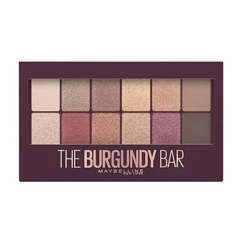 The Burgundy Bar Eyeshadow Palette- Features 12 Expertly Curated Shades