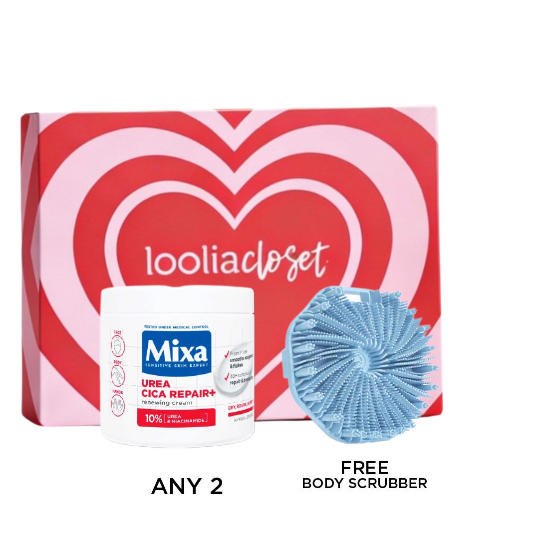 Mixa Skincare Bundle – Any 2 Creams + Body Scrub Gift