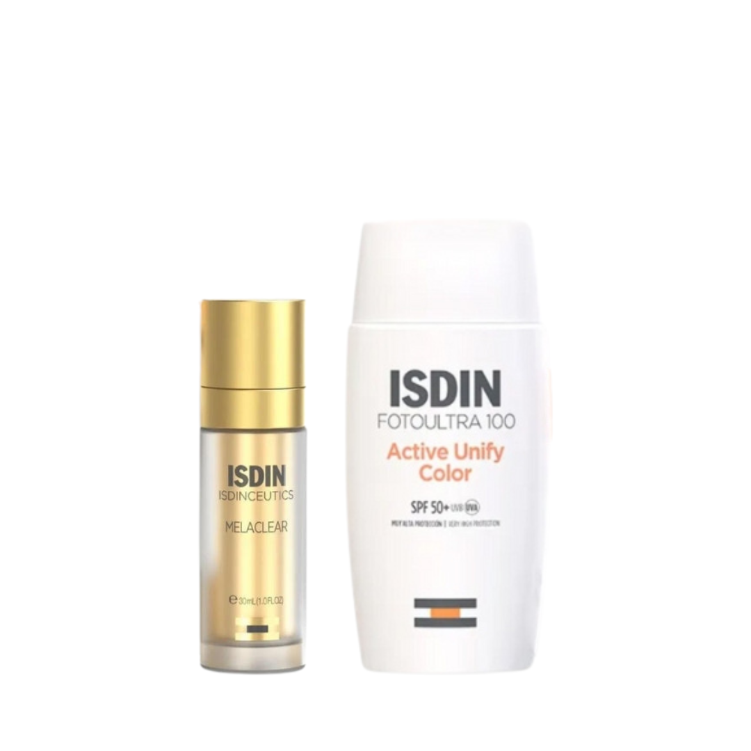 ISDIN Dark Spot Correcting Skincare Bundle – Serum & SPF50