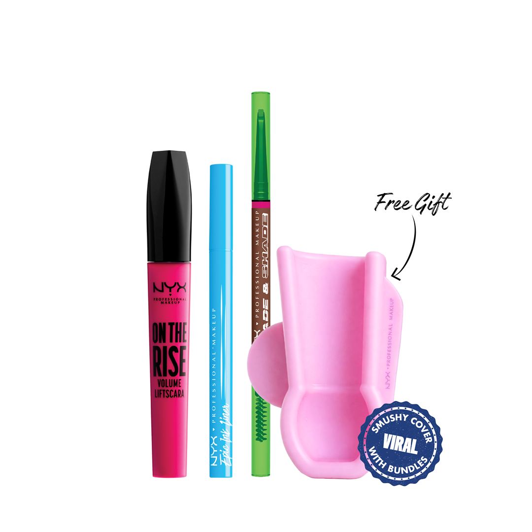 Blade & Shade, Dual Edged Brow Pencil + Epic Ink Liner + Liftscara Mascara + FREE Smushy Holder