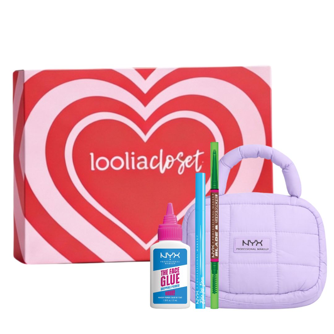 NYX Face Glue primer brow pencil epic ink eyeliner bundle with free pouch