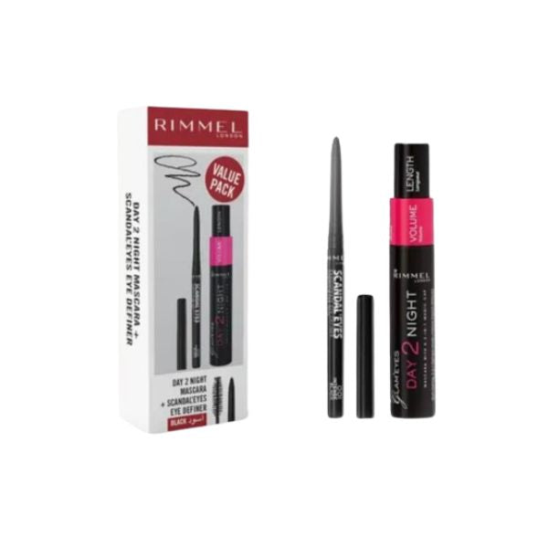 Rimmel Day 2 Night Mascara + Scandaleyes Exaggerate Eye Definer