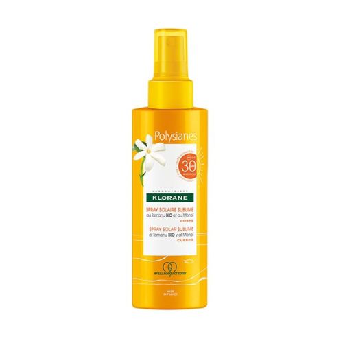 Sublimating Sun Spray SPF 30 with organic Tamanu & Monoi Body 200 ml