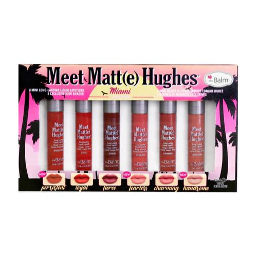 The Balm Meet Matt(e) Hughes 6-pc Mini Kit | Loolia Closet