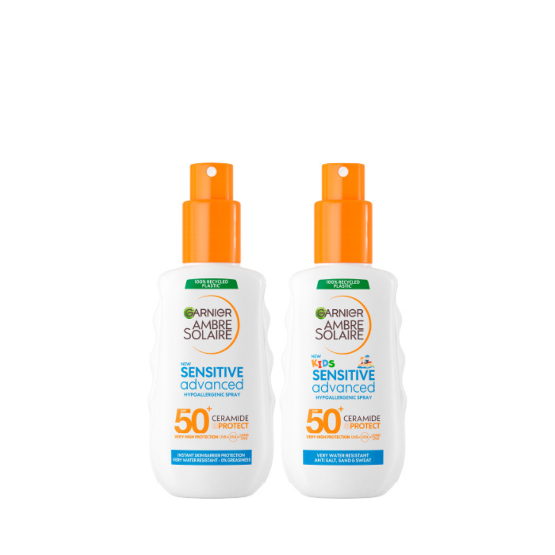 Ambre Solaire  Sunscreen for Adults 150 ML + Sunscreen for Kids 150 ML At 20% OFF