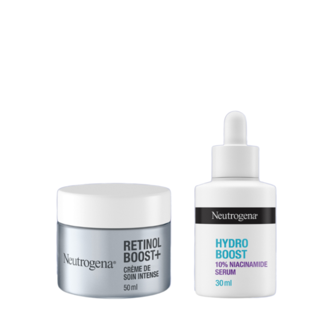 Retinol Boost+ Intense Care Cream 50 mL + Serum Hydro Boost 10% Niacinamide 30 mL At 20% OFF