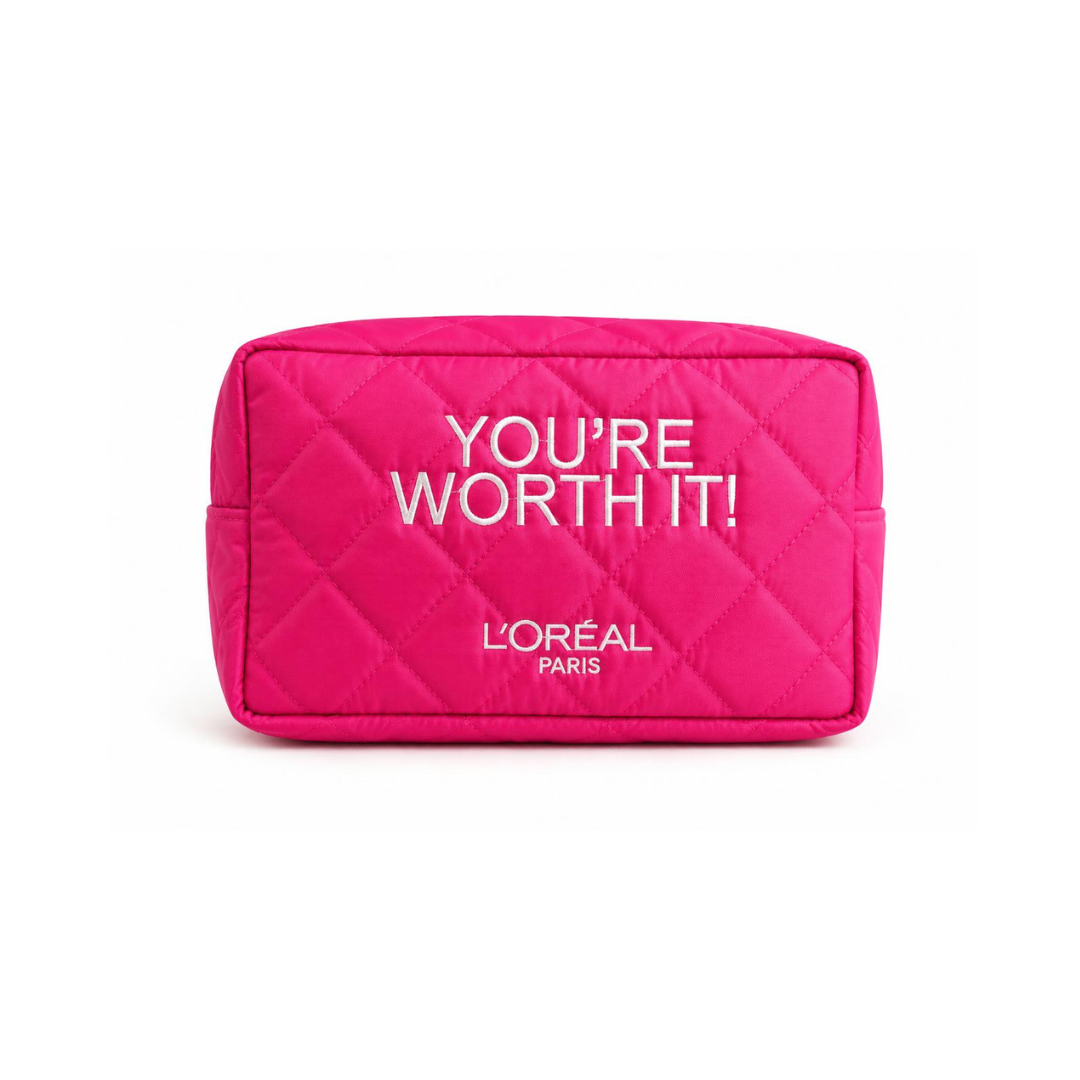 Gift From L'Oréal Paris : You're worth it Pink Pouch