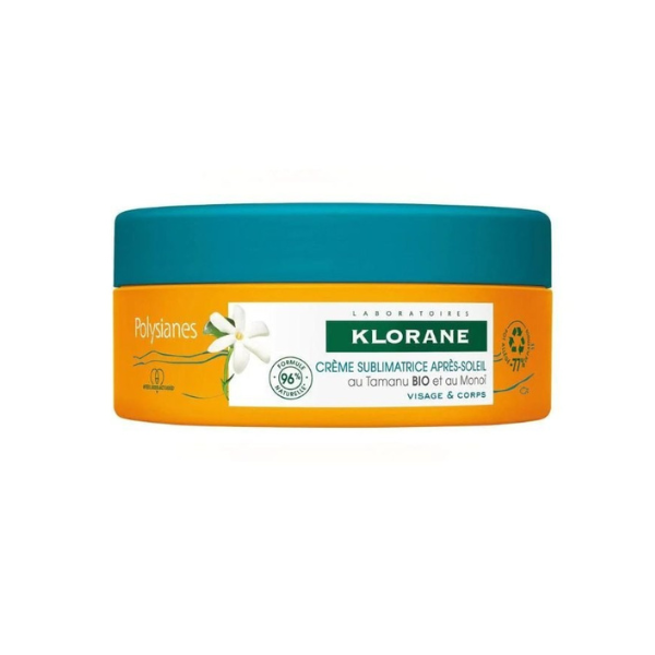Klorane After Sun Sublimating Cream With Organic Tamanu & Monoi Body & Face 200 ml | Loolia Closet