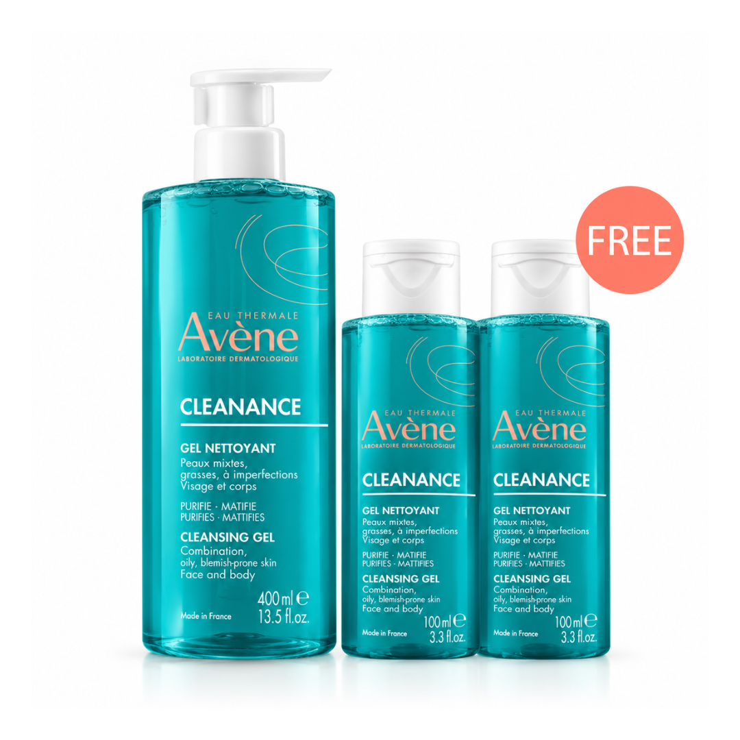 Cleanance Cleansing Gel 400ml + 2 FREE Cleanance Cleansing Gel 100ml At 35% OFF
