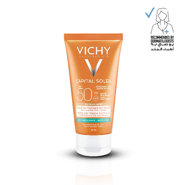 Vichy - Capital Soleil Dry Touch Anti Shine Sunscreen for Combination to Oily Skin SPF50