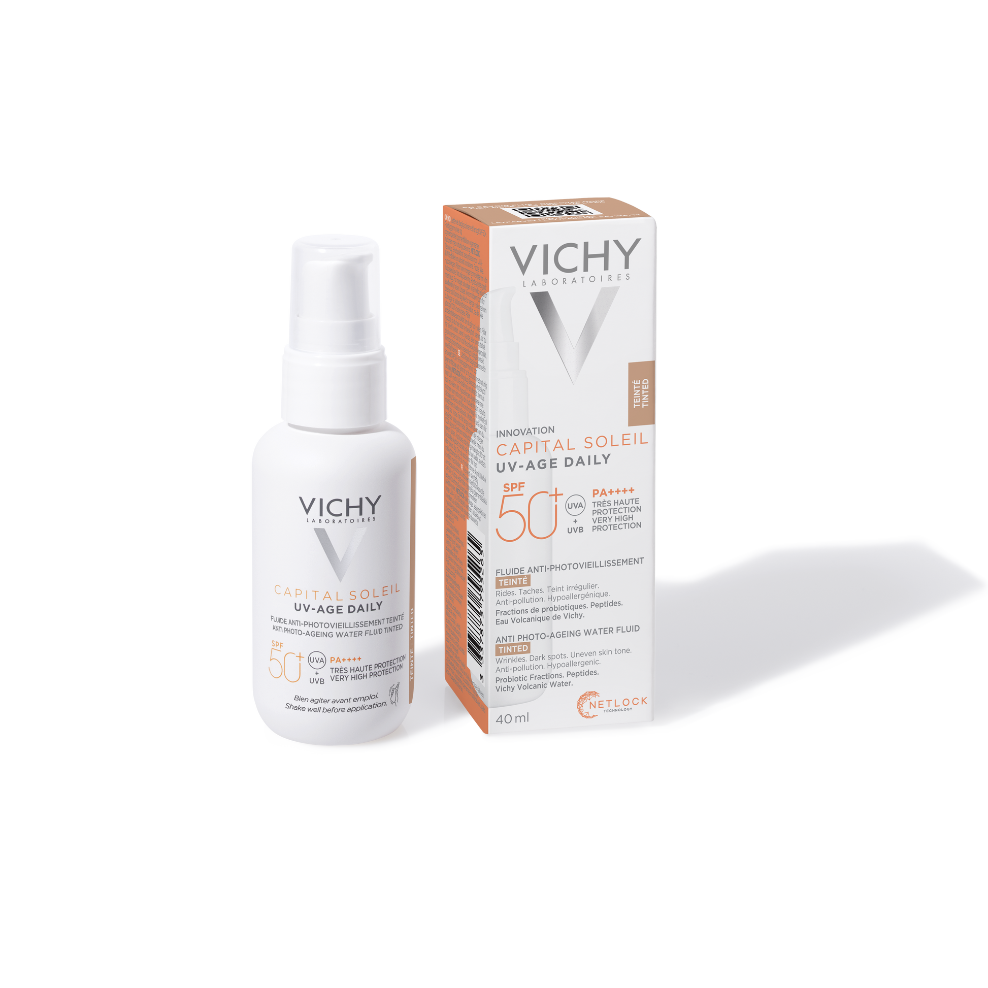 Vichy - Capital Soleil UV - Age Tinted Anti Ageing Sunscreen SPF 50+ with Niacinamide