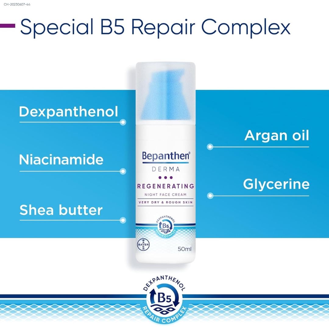 Bepanthen Derma Regenerating Night Face Cream 50ml