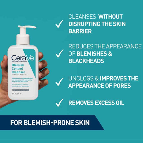Blemish Control Cleanser Face Wash For Acne & Blemish Prone Skin