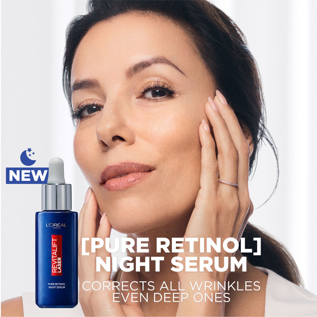 L’Oréal Revitalift retinol night serum 0.2 percent 30ml for deep wrinkles and anti aging