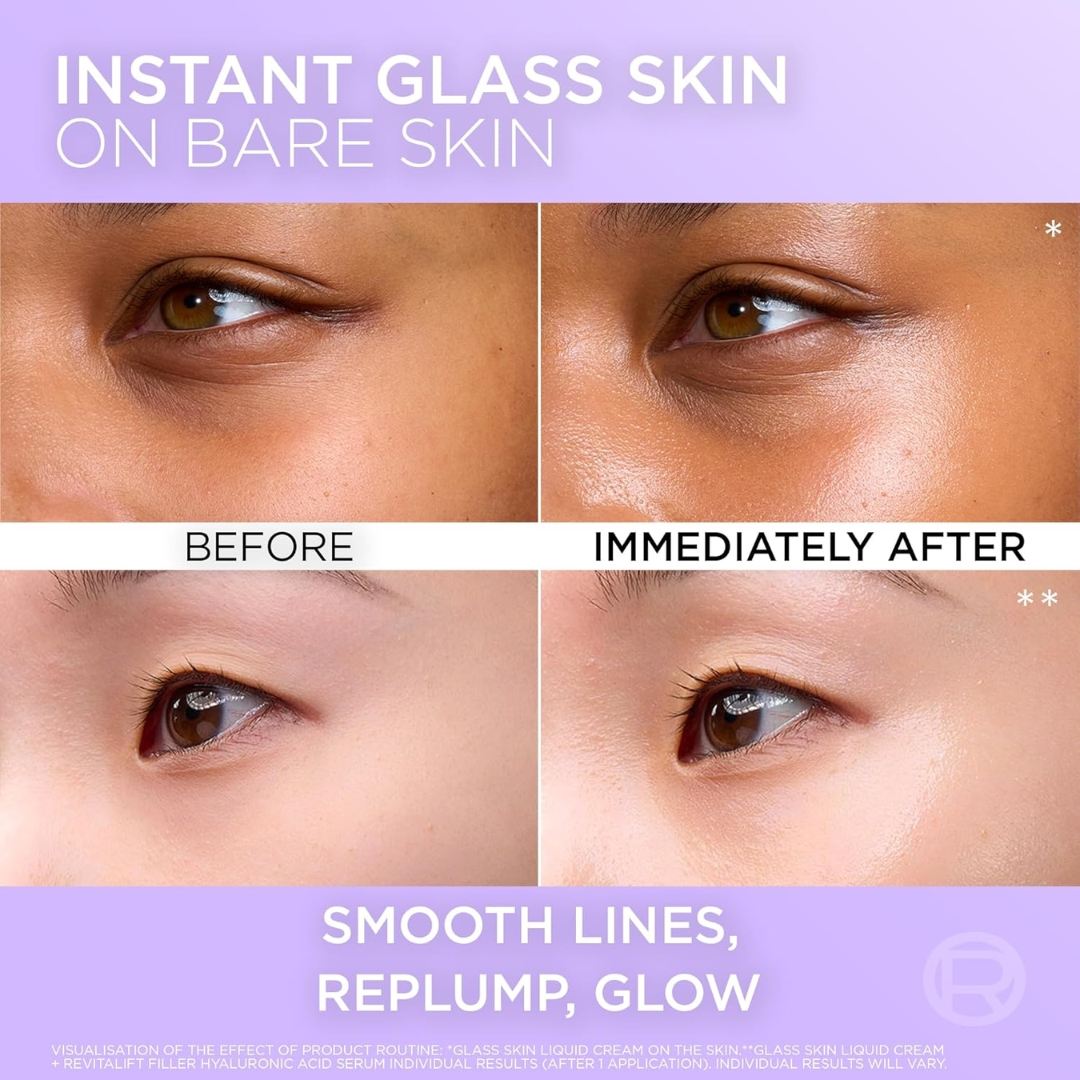 L’Oréal Revitalift Glass Skin Liquid Cream Hydration Glow
