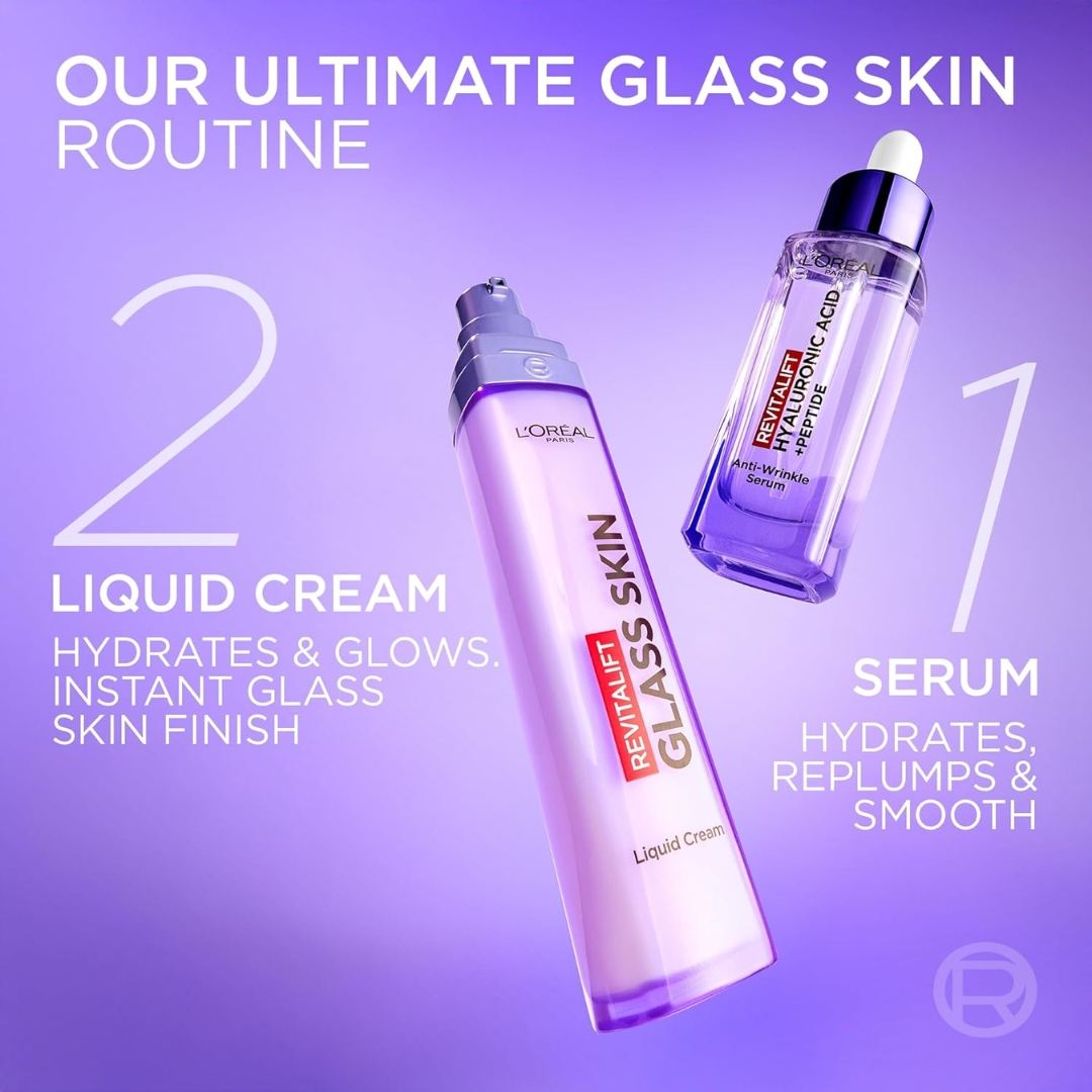 L’Oréal Revitalift Glass Skin Liquid Cream Hydration Glow