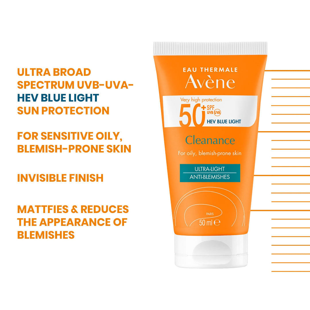 Avène Cleanance Sunscreen SPF 50+ Benefits