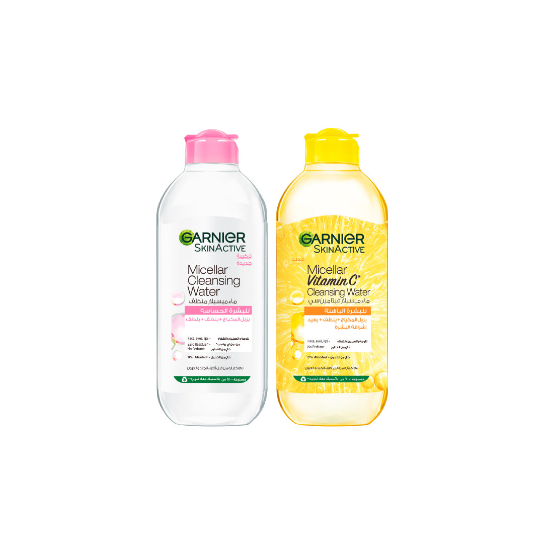 Micellar cleansing Water 400ml + Micellar Vitamin C Cleansing Water At 20% OFF