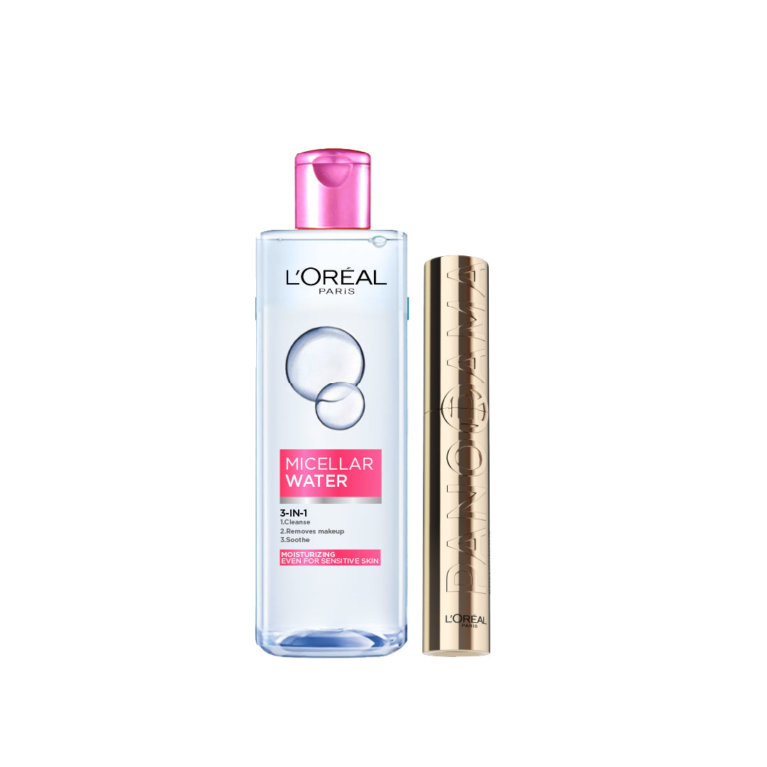 3-in-1 Refreshing Micellar Water + Panorama mascara At 20% OFF