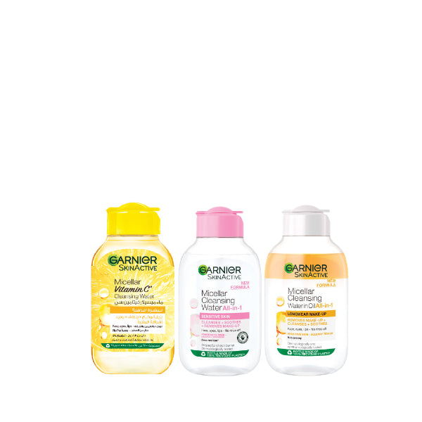 Micellar Water Pink 100 ML + Micellar Water Oil-Infused 100 ML + Vitamin C Micellar Water 100 ML At 10% OFF