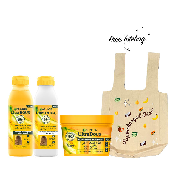 Hair Food Shampoo + Conditioner + Mask + FREE Tote Bag