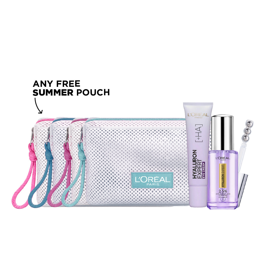 Hyaluron Expert Moisturiser Eye Cream + Hyaluron Expert Eye Serum + FREE Summer Pouch At 20% OFF