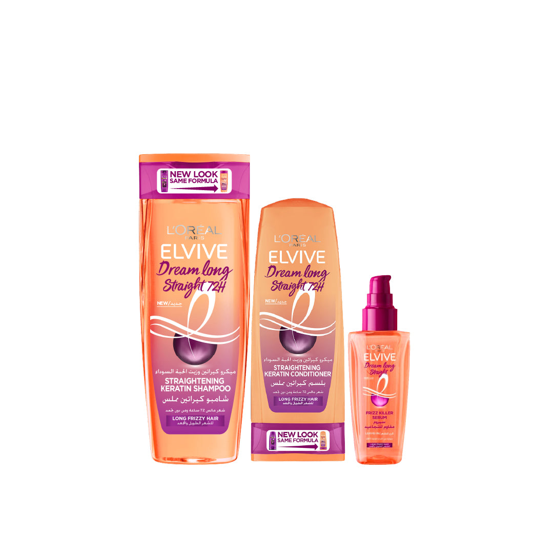 Elvive Dream Long Shampoo 400 ML + Conditioner 200 ML + Elvive Dream Long Serum 100 ML At 20% OFF