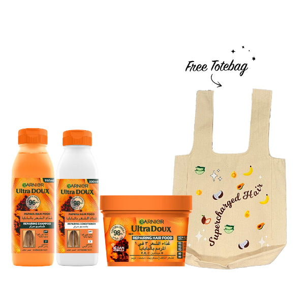 Hair Food Shampoo + Conditioner + Mask + FREE Tote Bag