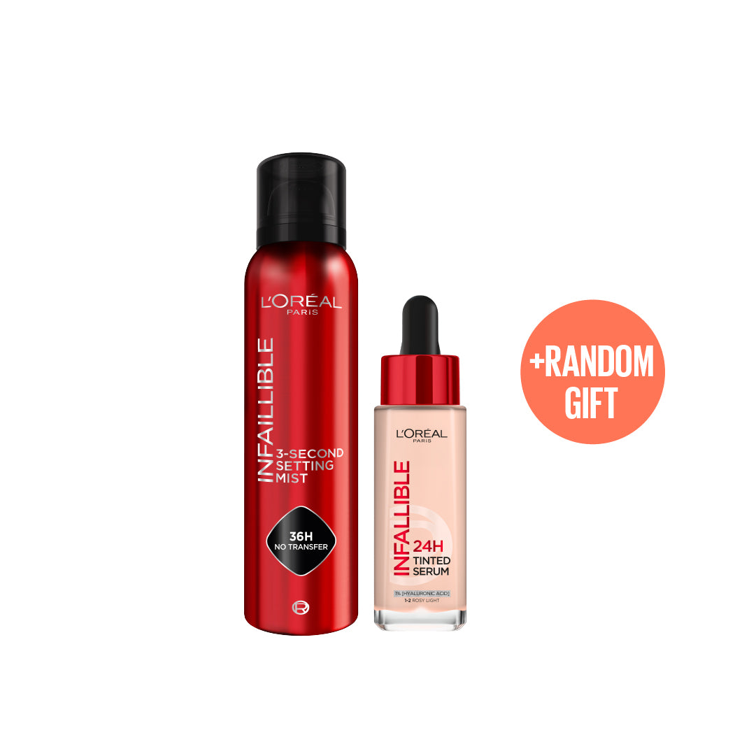 Infallible Tinted Serum + Setting Spray + FREE Gift
