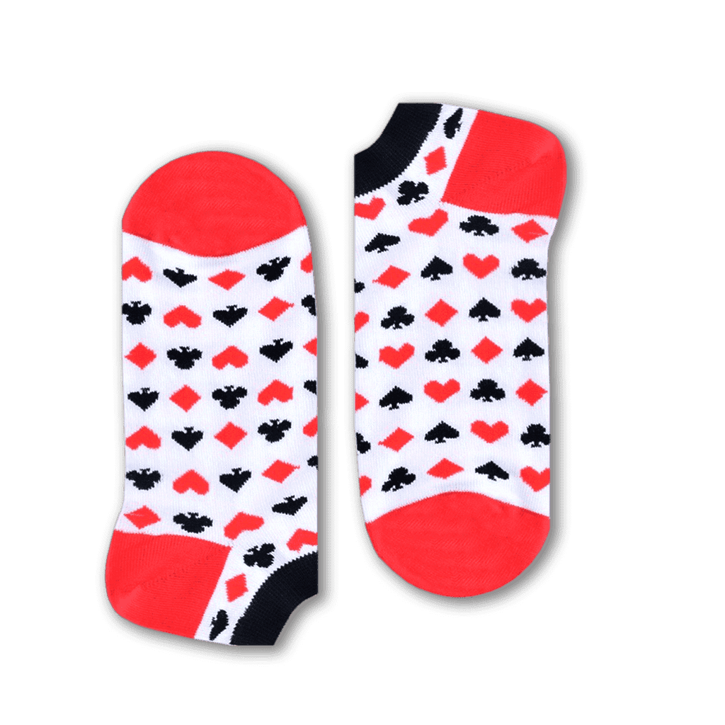 Sikasok Cards Socks (White) | Loolia Closet