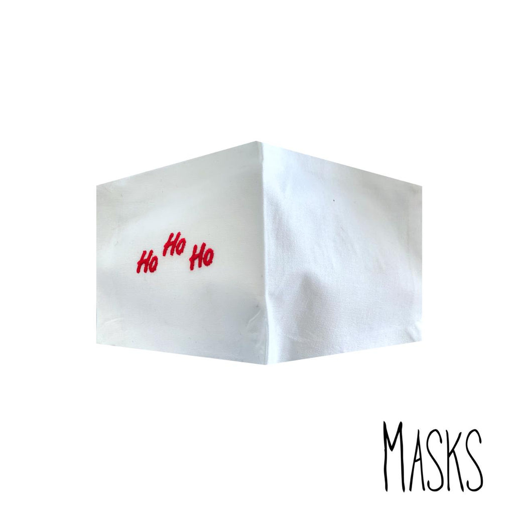 Masks Ho Ho Ho White Mask | Loolia Closet