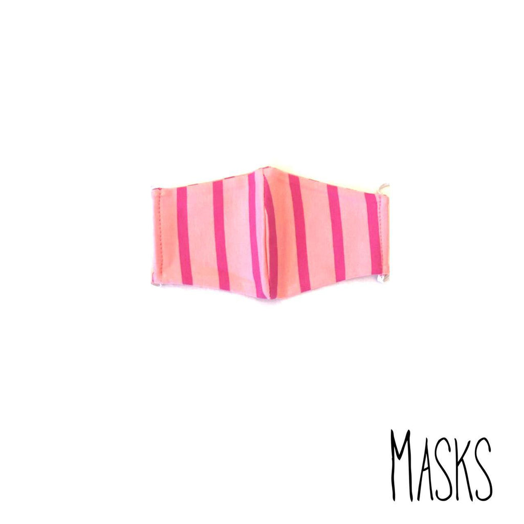 Masks The Pink Stripes Mask for Kids | Loolia Closet