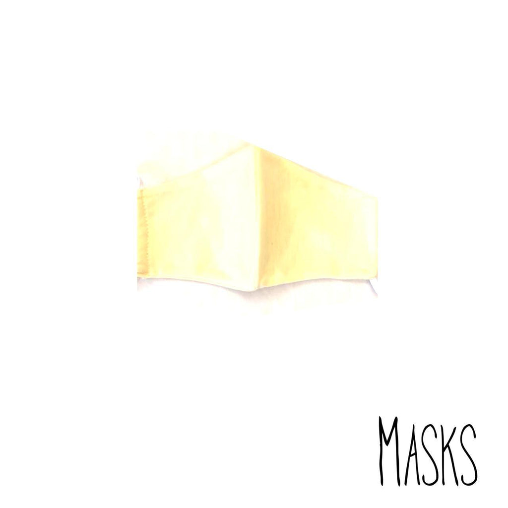 Masks Light Yellow Kids Mask | Loolia Closet